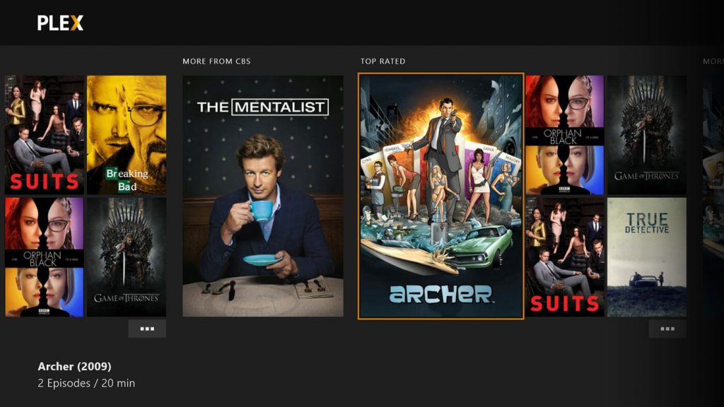 Plex on Xbox One
