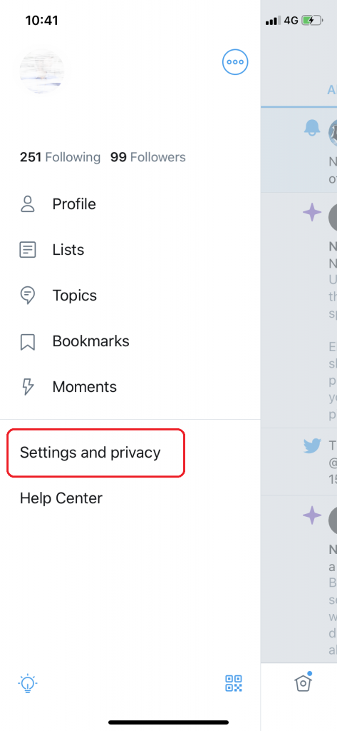 Settings & Privacy