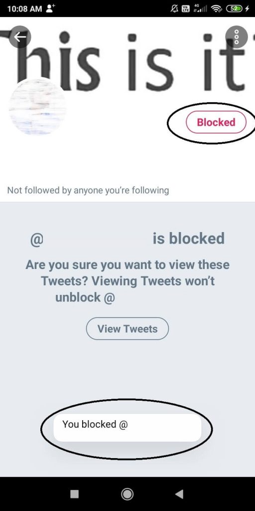 Block their Twitter account