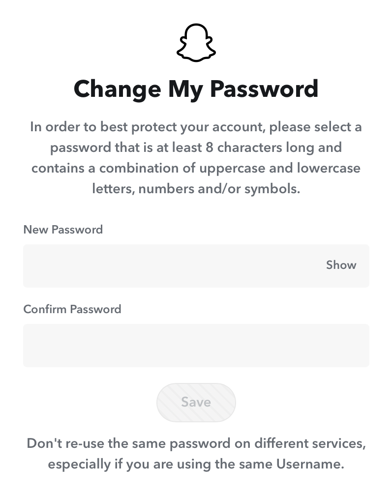 How to Reset Password on Snapchat 