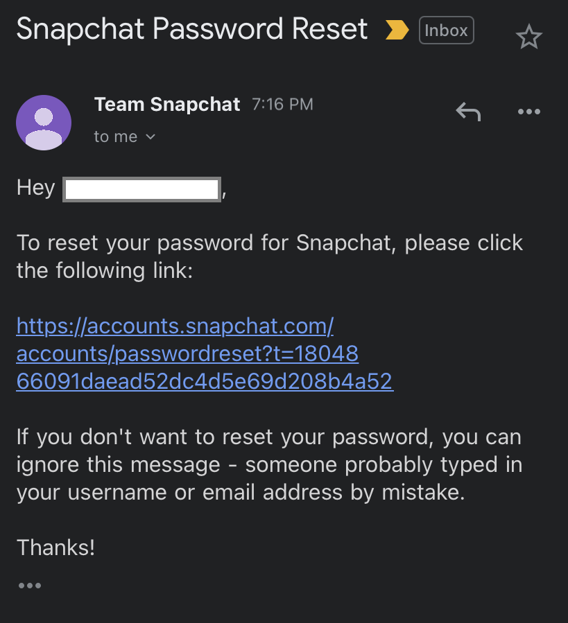 How to Reset Password on Snapchat 