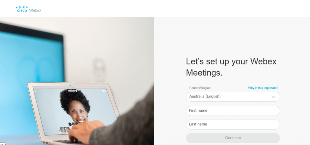 Sign Up for Cisco Webex Meetings