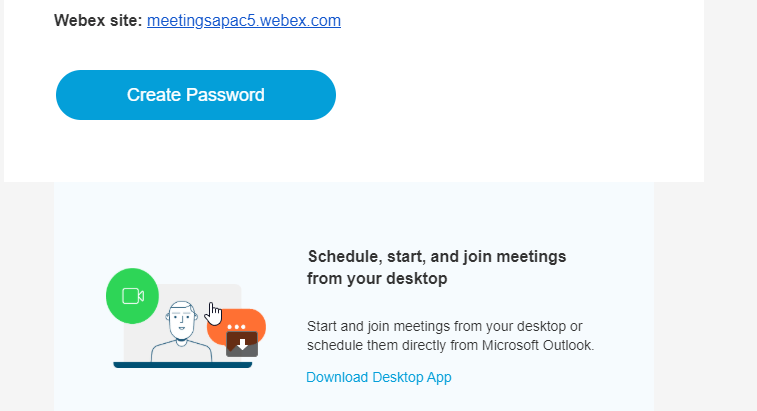 Sign Up for Cisco Webex Meetings