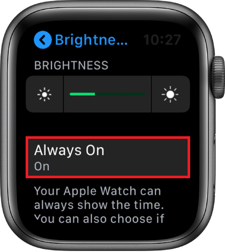 Turn on Apple Watch