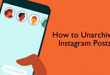 Unarchive Instagram Posts