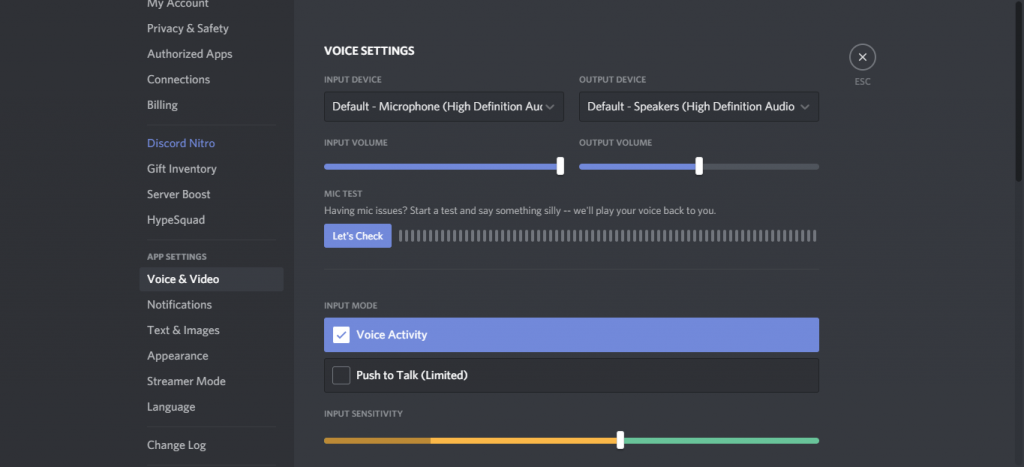 Voice Chat on Discord