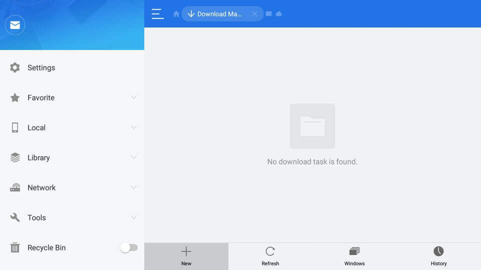 Click + New