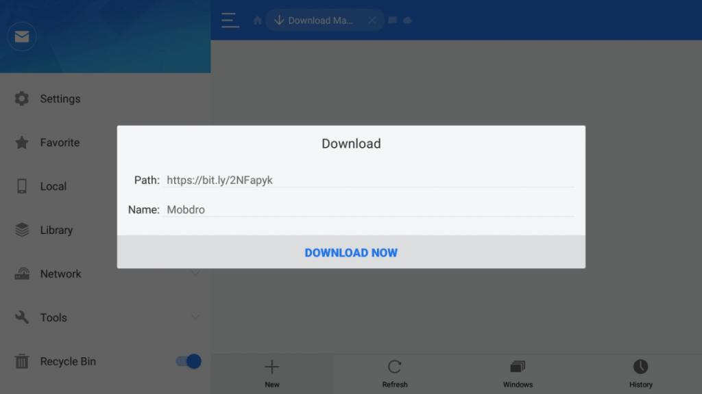 Zwift on Firestick using ES File Explorer