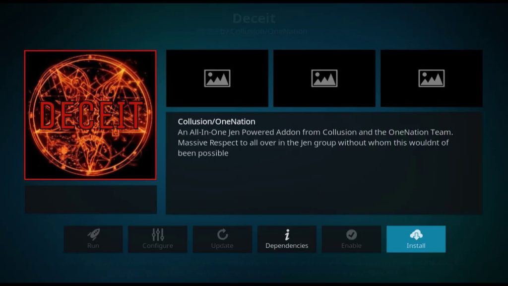 Deceit kodi addon