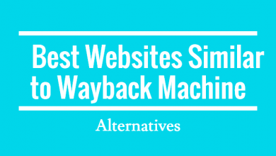 wayback machine alternatives