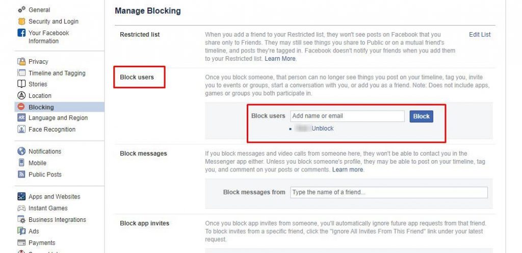 How to Unblock Someone on Facebook