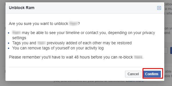 How to Unblock Someone on Facebook