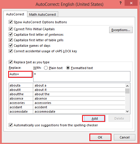 Add Approximately Equal to symbol on Windows
