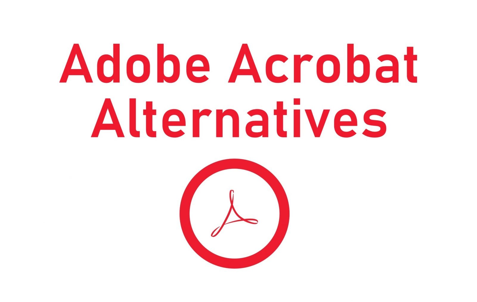 alternatives to adobe acrobat dc