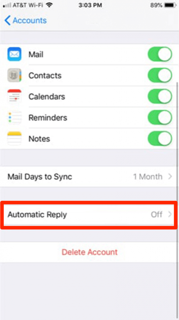 How to Enable Auto Reply Email on iPhone
