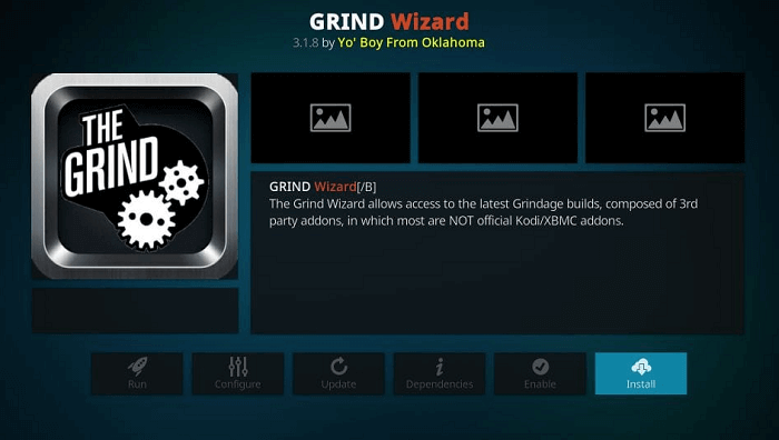 Grind - Best Kodi Build for Firestick