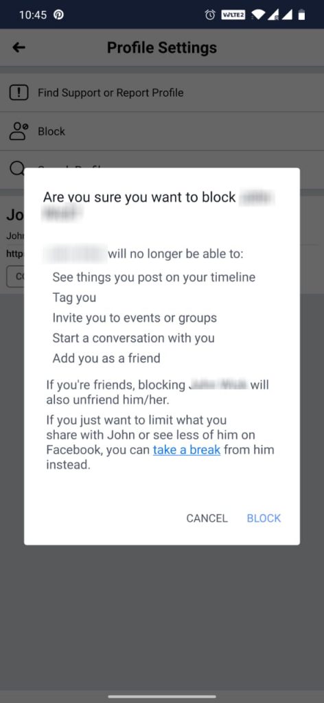 How to Block Someone on Facebook