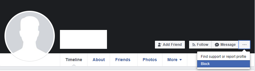 Block Someone on Facebook