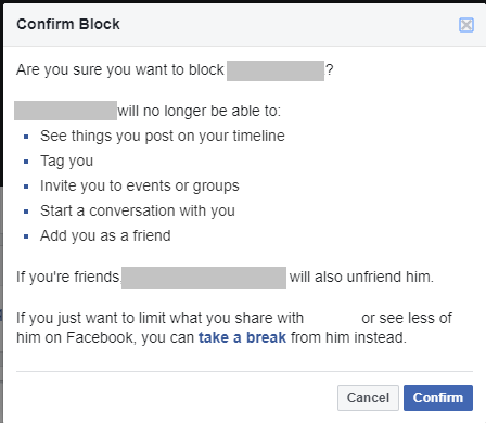 Block Someone on Facebook