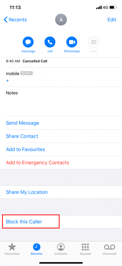 How to Block a Number on iPhone