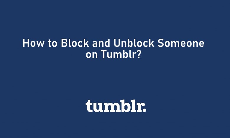 Block someone on Tumblr