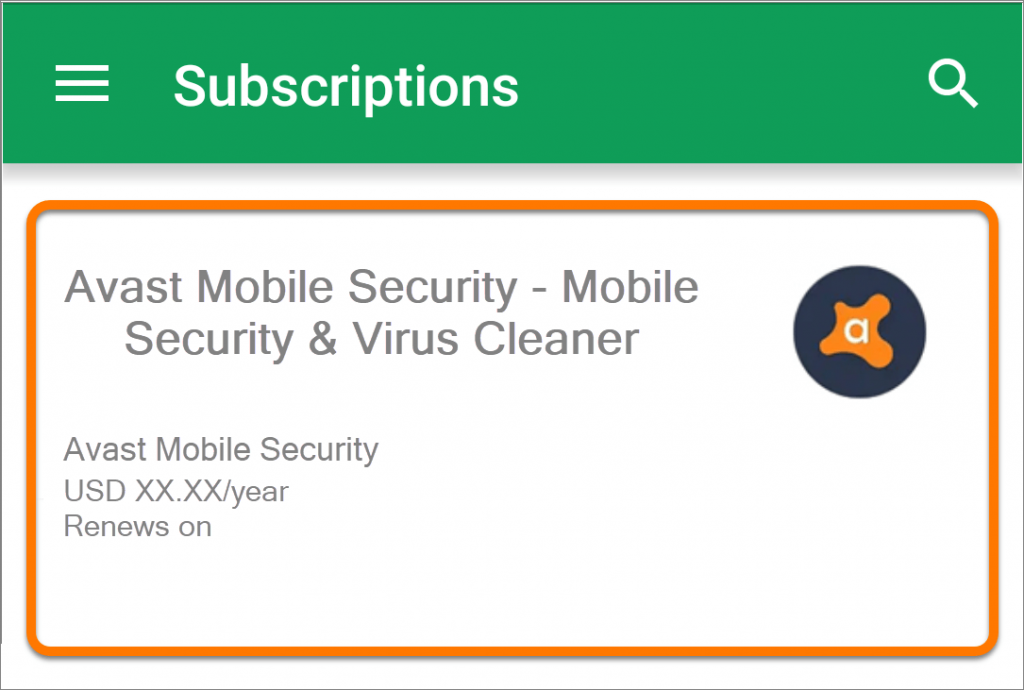 Cancel Avast Subscription