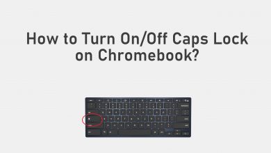 Caps lock on Chromebook