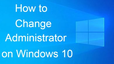 Change Administrator on Windows 10