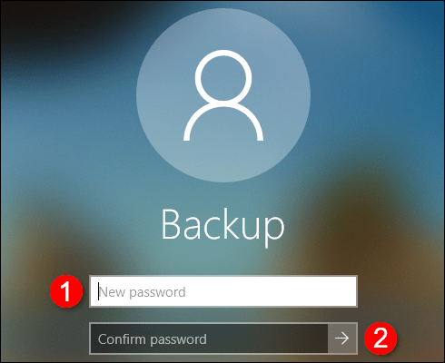 Change Password in Windows 10