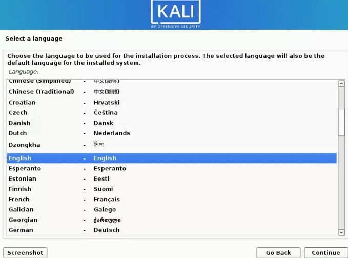 Choose Language