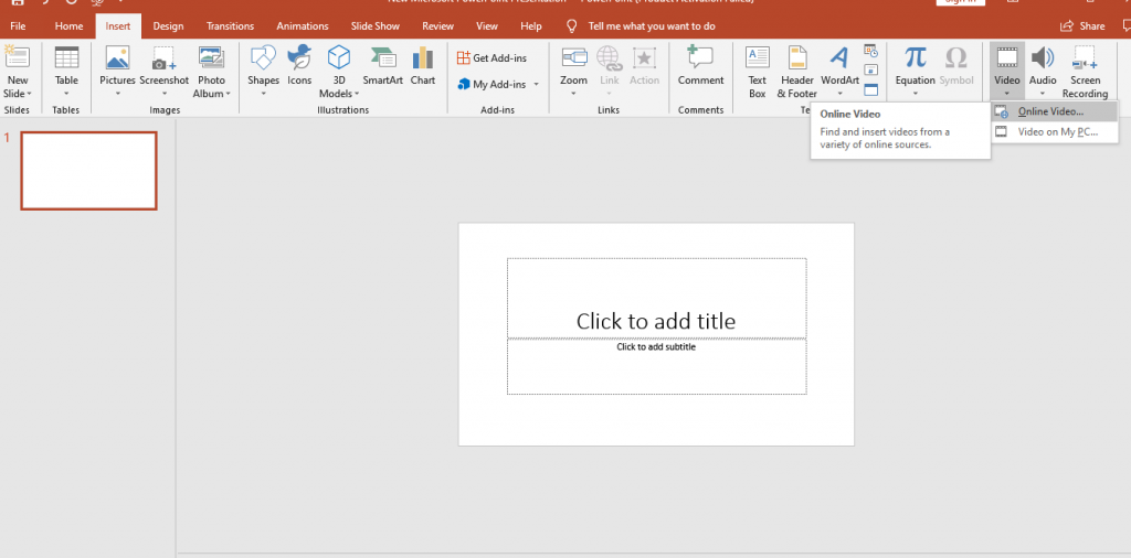 How to Embed a YouTube Video in PowerPoint