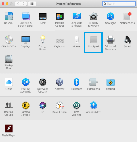 Choose Trackpad