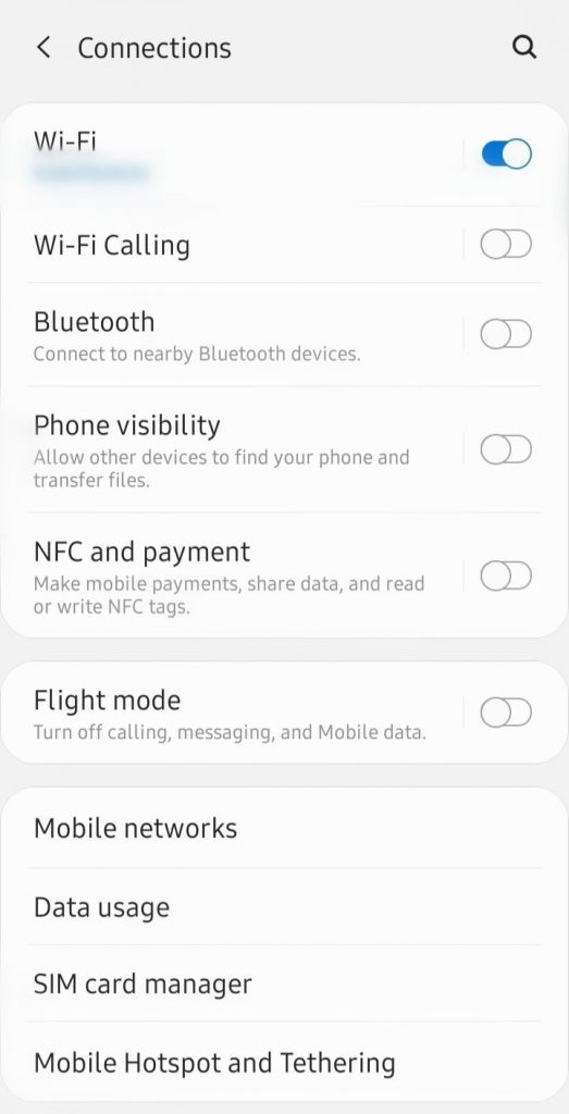 Choose WiFi-How to Find IP Address on Android