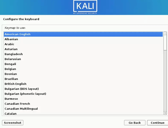 Configure Keyboard Language