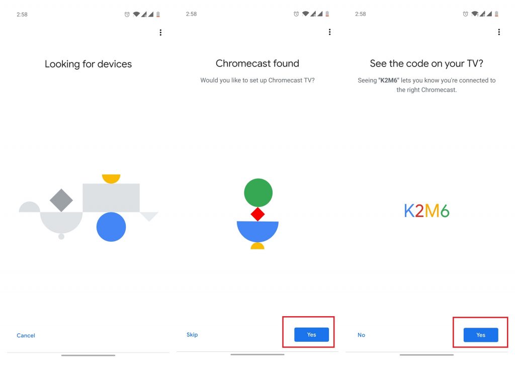 Connect Chromecast to new WiFi