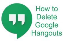 Delete Hangouts Account