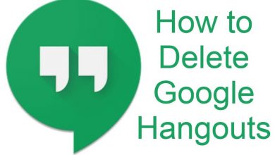 Delete Hangouts Account