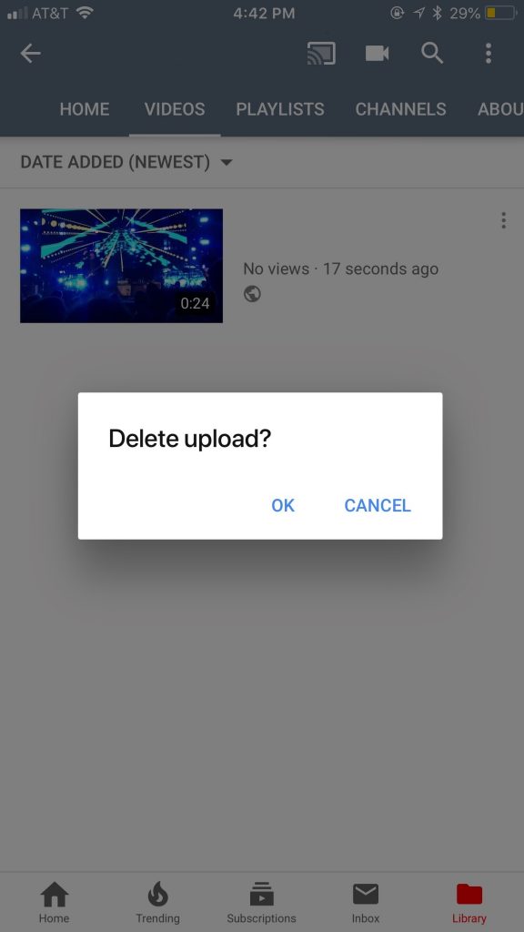 How to Delete a YouTube Video