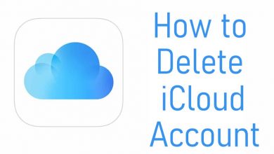 Delete iCloud Account