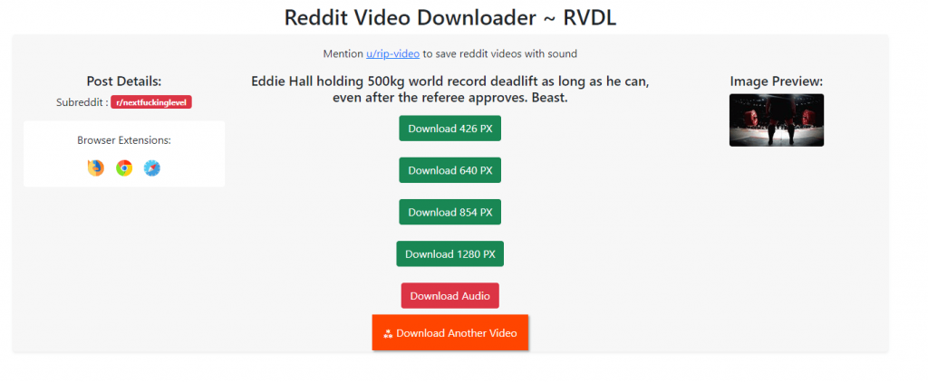 Download Reddit Videos Using RVDL Bot