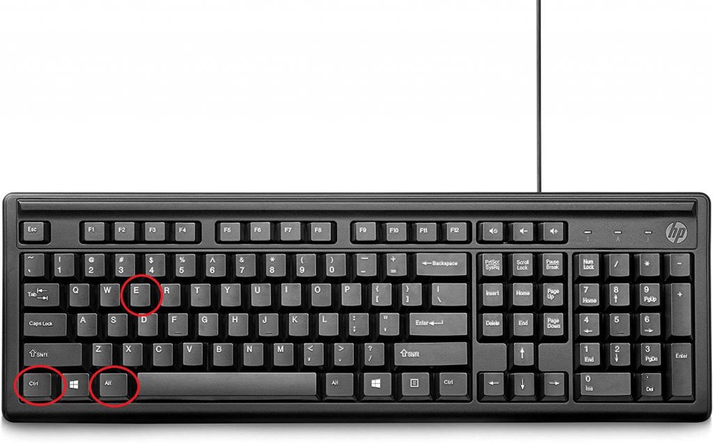 Euro Symbol on Keyboard