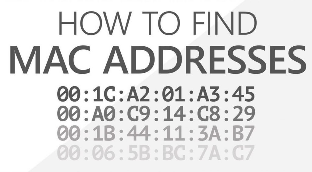 Find MAC Address on Mac