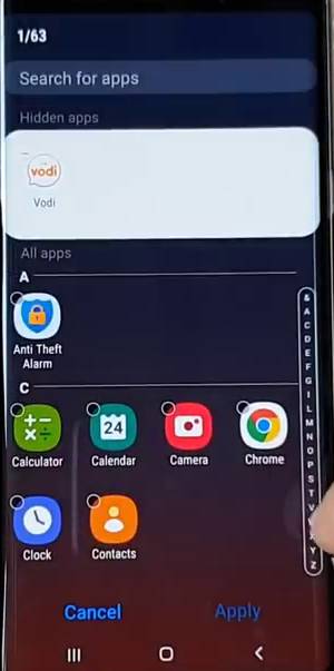 how to hide apps on android