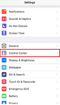Hit Control Center: Auto Reply Text Message iPhone   