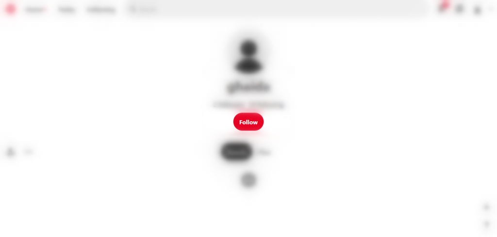Hit Follow button - How to Follow Someone on Pinterest