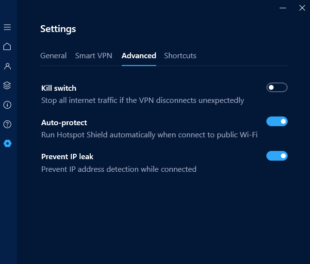 Hotspot Shield - Ease of Use