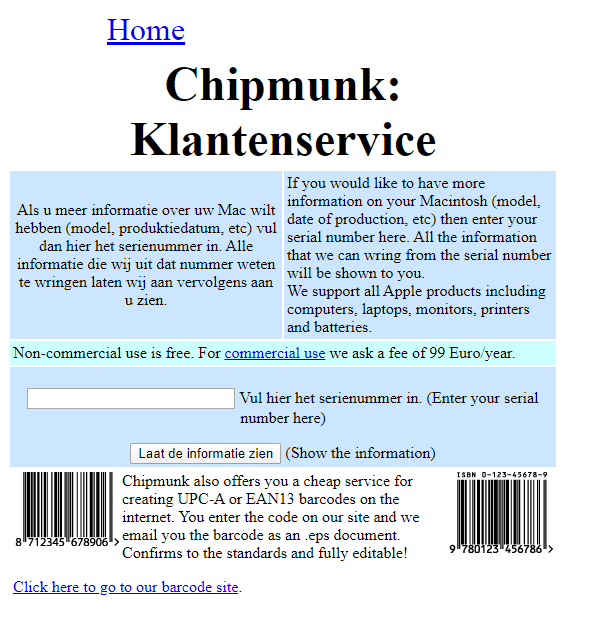 Use Chipmunk Klantenservice to know your iPhone's age