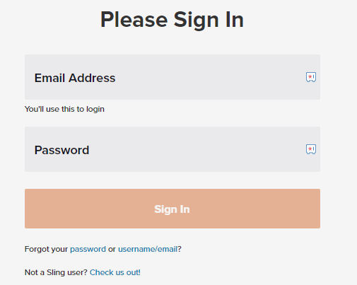 login to your account