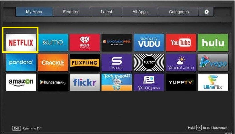 Install Netflix on VIZIO TV 