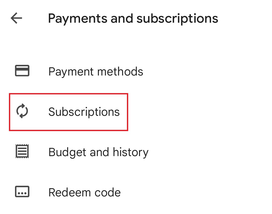 Subscriptions